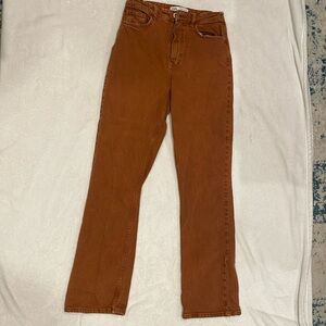 Orange Zara jeans